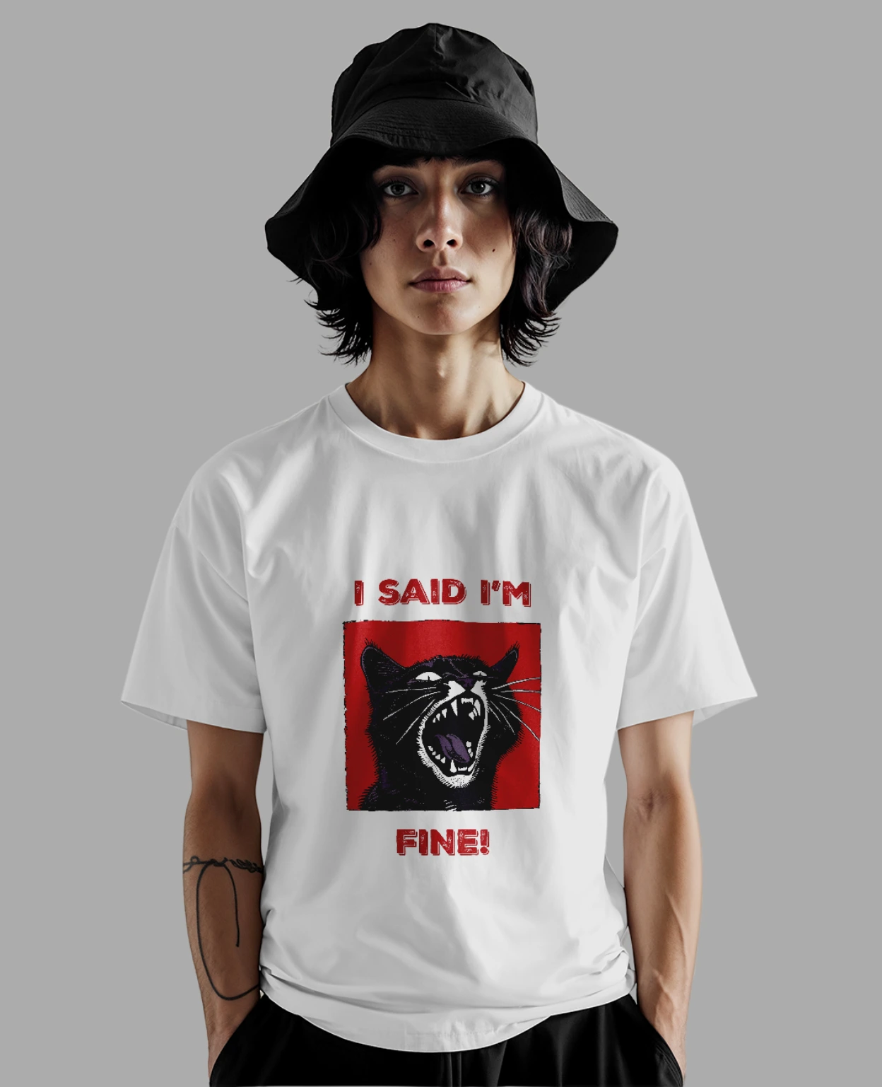 تیشرت I SAID I'M FINE
